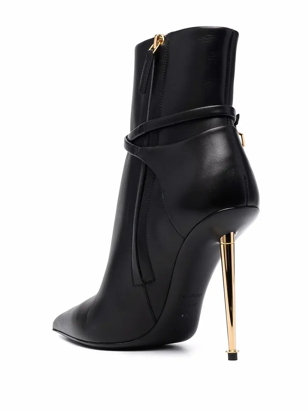 Thumbnail: Tom ford Leather Ankle Boots With Padlock