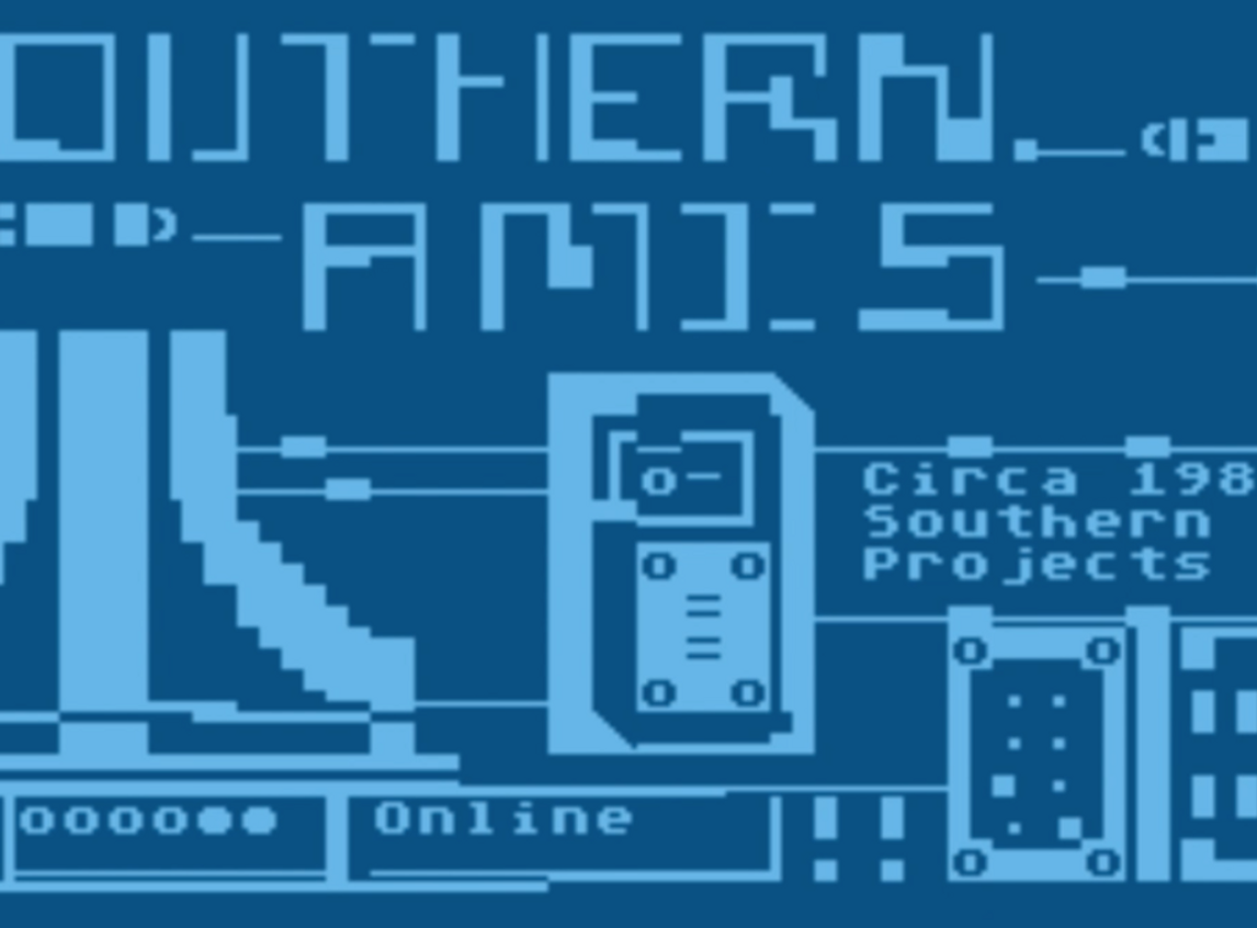 Accessing BBS (The Basement) in ANSI Atari BBS Amis