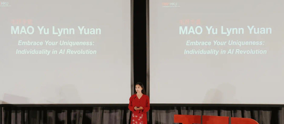Mao Yu Lynn Yuan Remarks Individuality in the AI Revolution at TEDx Talk
