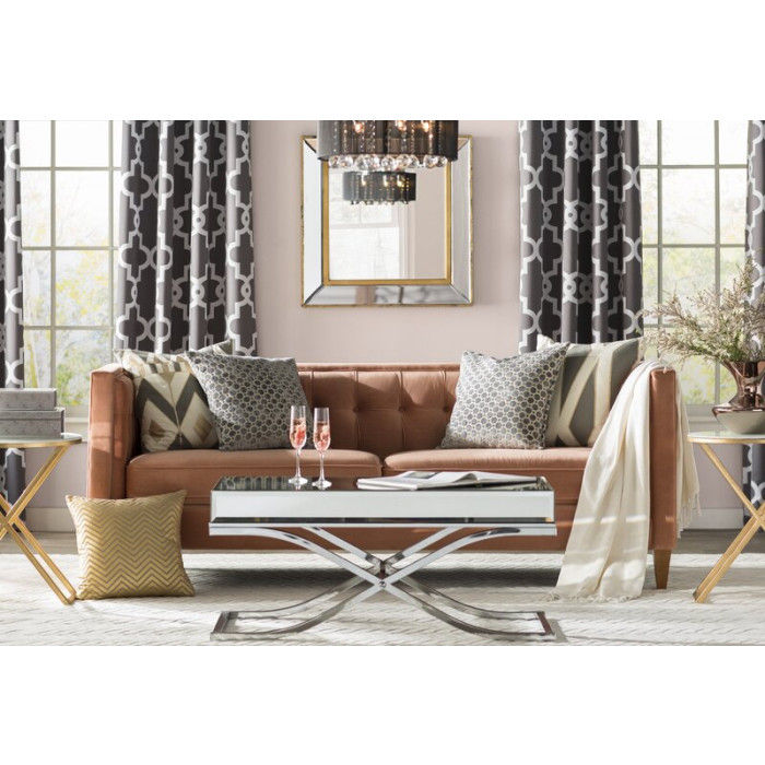 Thumbnail: Salontafel Nove met Zilver Poten