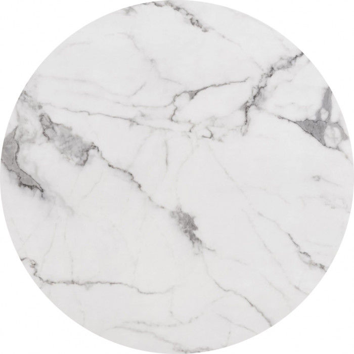 Thumbnail: Salontafel Marcello met Gouden Poten en Marmer Blad