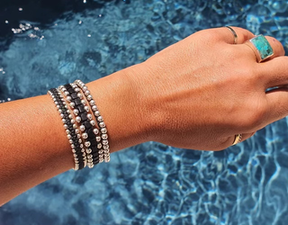 צמיד כדורי כסף 925