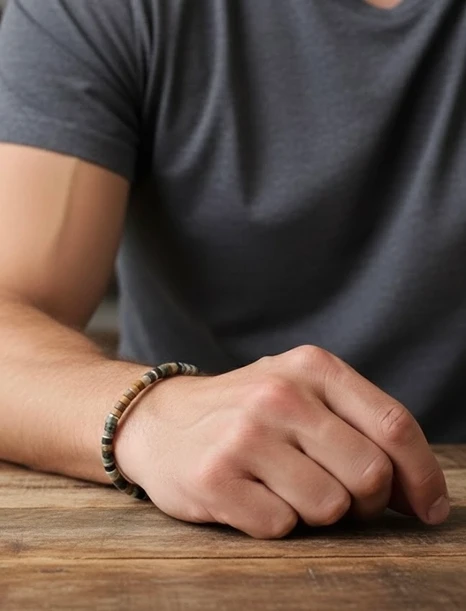 צמיד יוניסקס ייחודי המושחל על חוטים חזקים במיוחד לעמידות גבוהה. פז בק