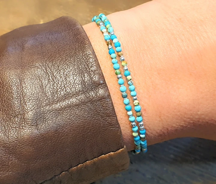 שרשרת צ'וקר טורקיז מעצבת פז בק