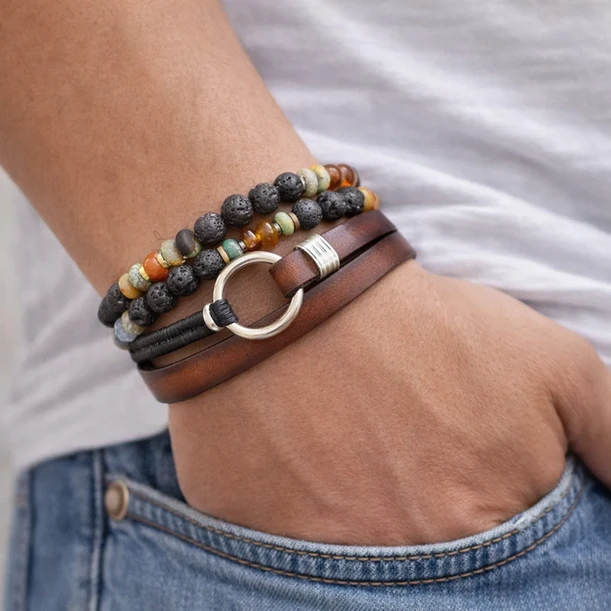 סט צמידים בעיצוב פז בק