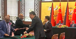 History MOU signing among PNG Department and Chinese Counterpart