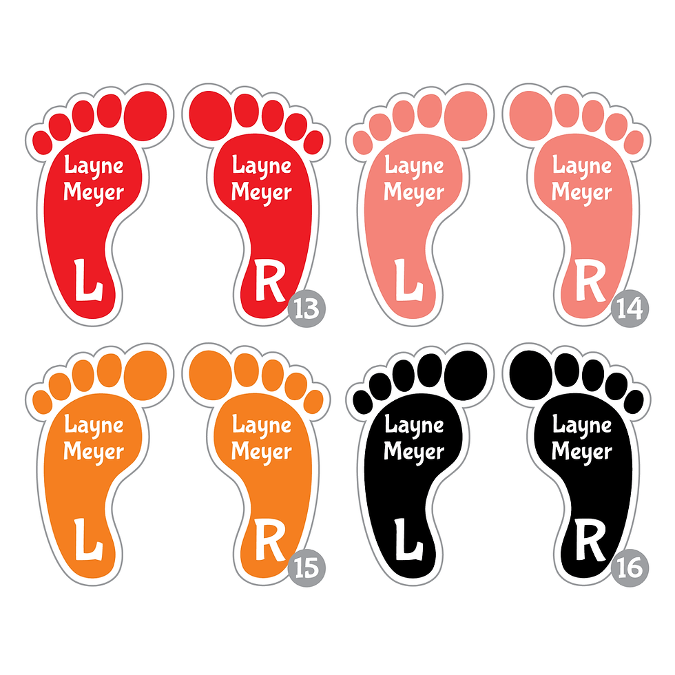 Thumbnail: Waterproof Labels | 20 Shoe