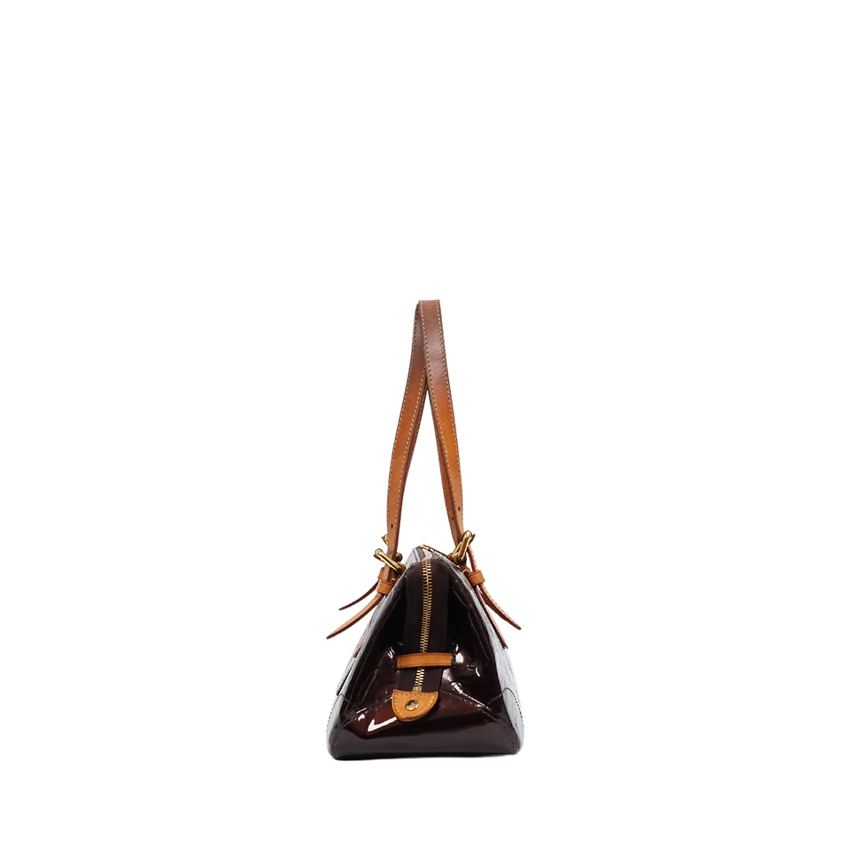 Thumbnail: Louis Vuitton Vernis Rosewood Avenue Shoulder Bag Amarante