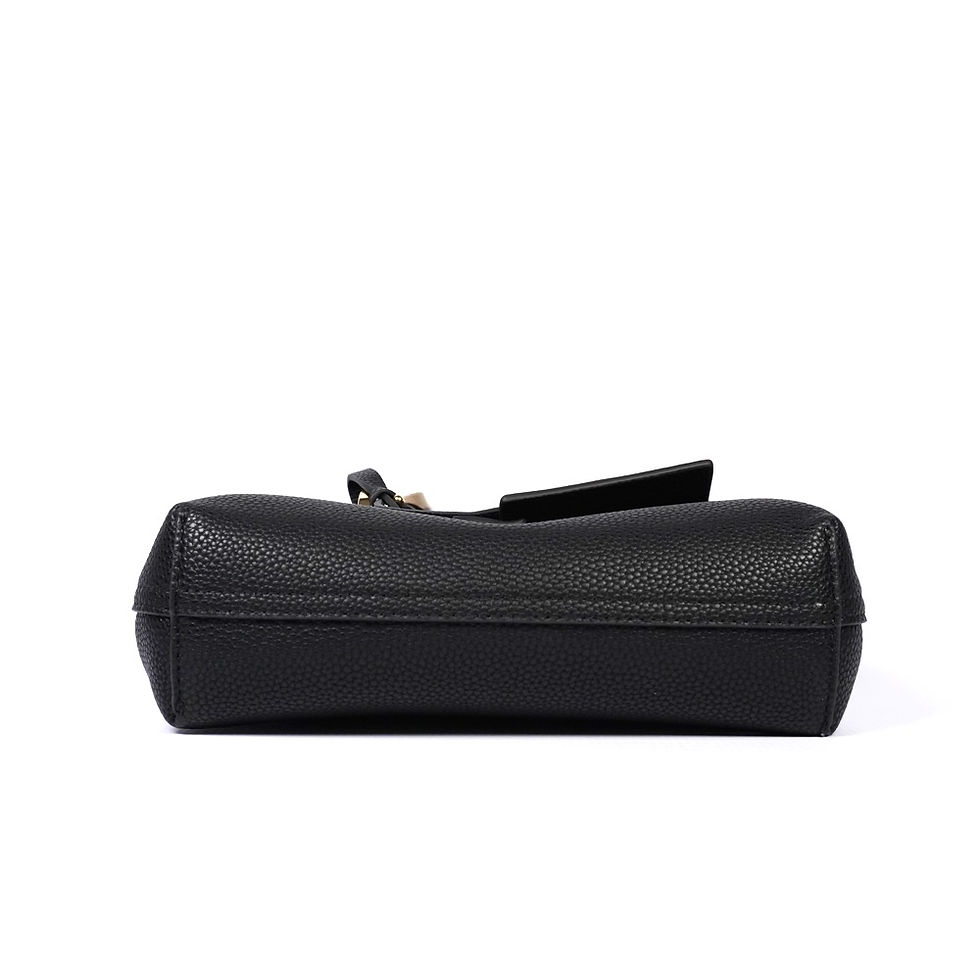 Thumbnail: Emporio Armani Leather My EA Deer Mini Bag Black