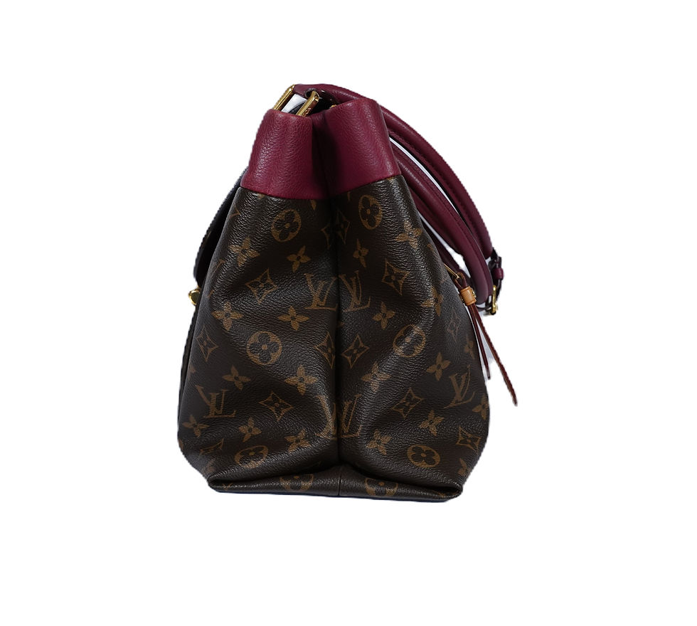 Thumbnail: Louis Vuitton Monogram Olympe MM Bordeaux Side