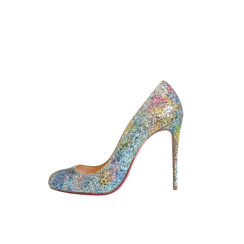Christian Louboutin Glitter Dorissima Pumps Multicolour Side 2