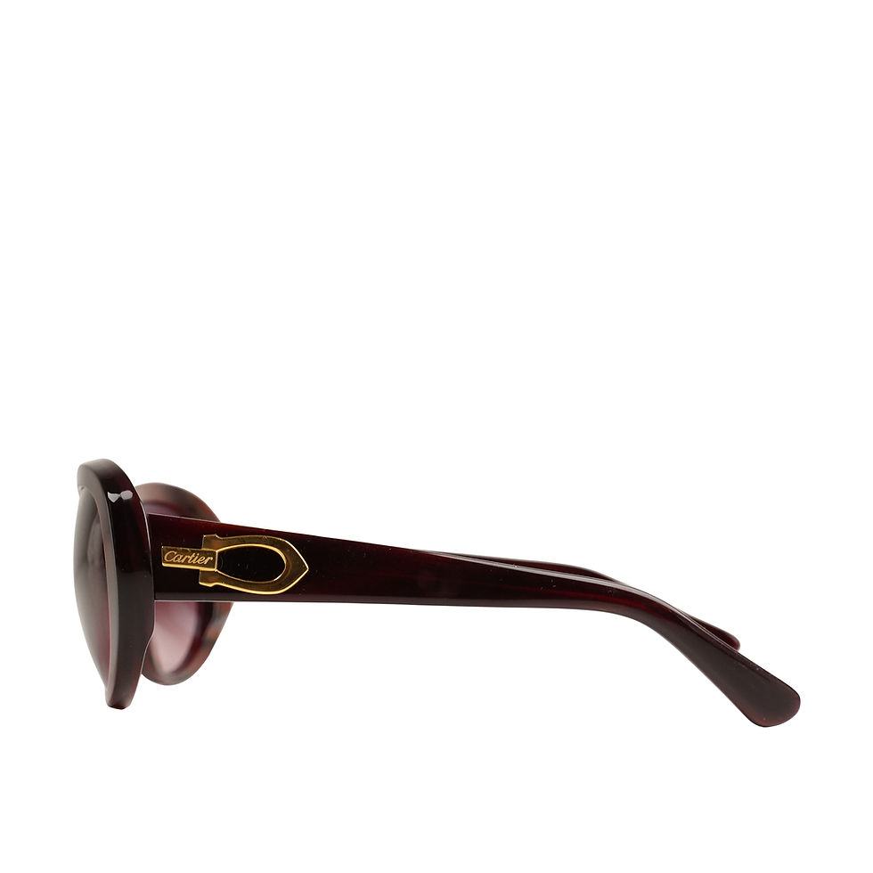 Thumbnail: Cartier Sunglasses 135 Red Side