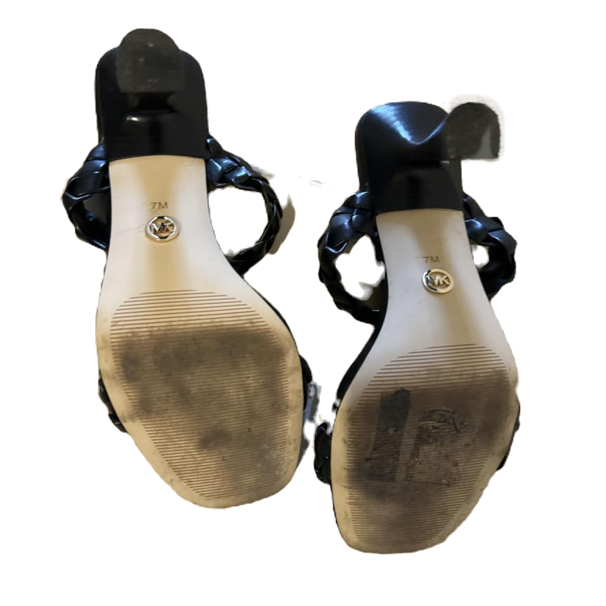 Thumbnail: Michael Kore Leather Mules Black