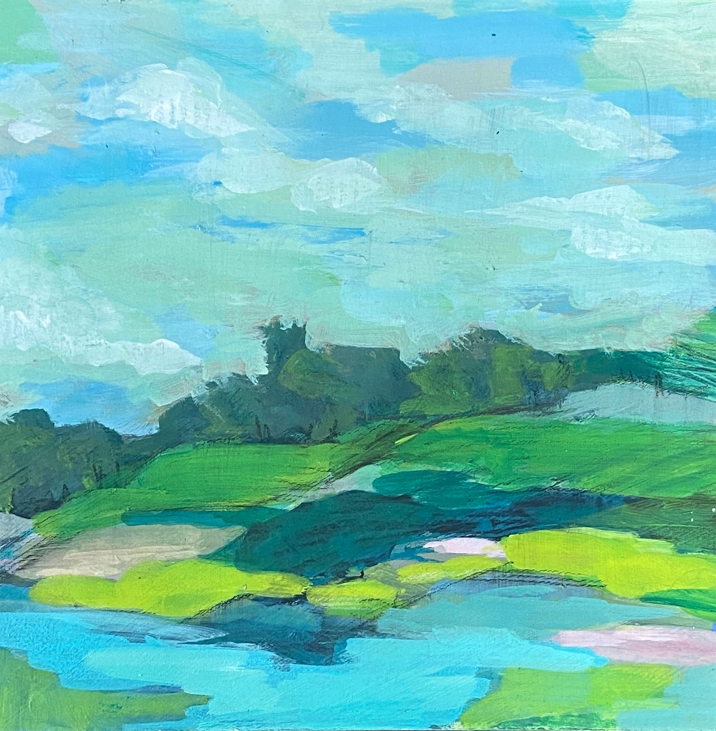 Dusk at the Lake (No 1)