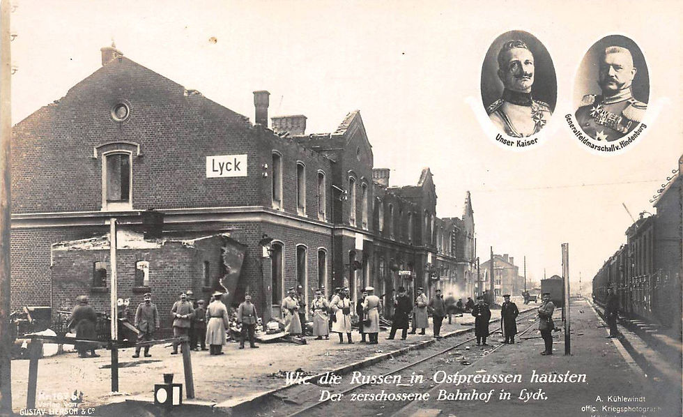 Dworzec Kolejowy w latach 1914-1915