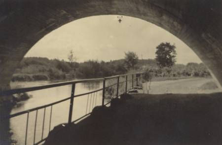 Widok z pod mostu w 1934 roku