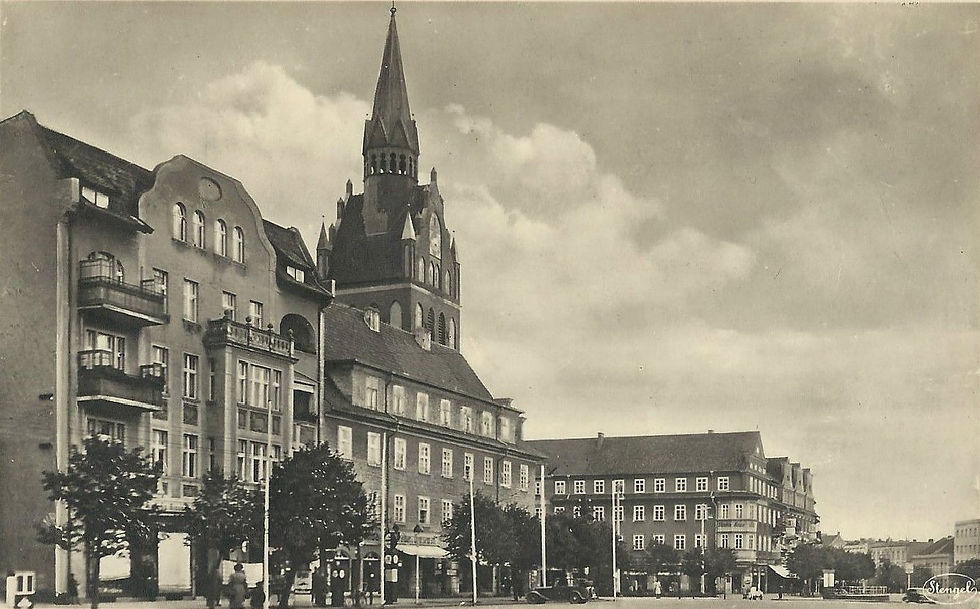 Fragment ulicy w latach 1933-1939
