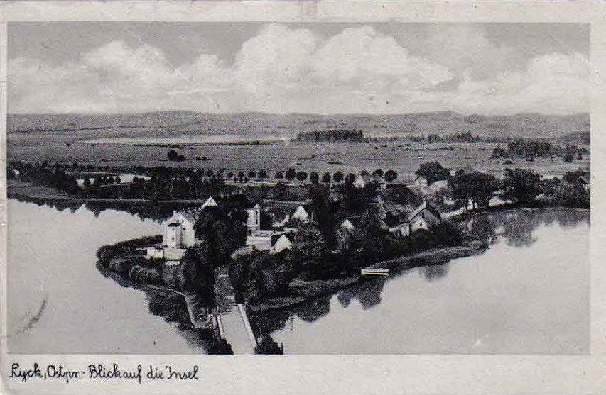 Widok Wyspy Zamkowej, lata 1940-1942