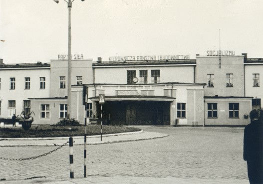 Widok budynku Dworca w roku 1969