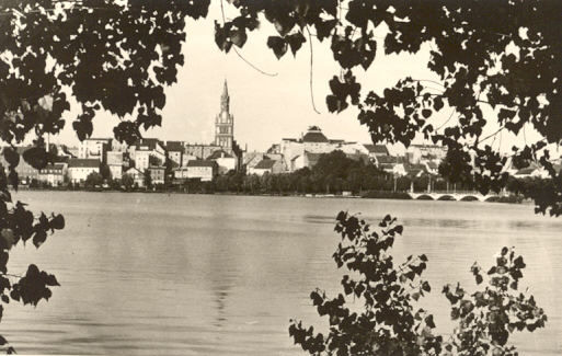 Widok mostu w latach 30-tych