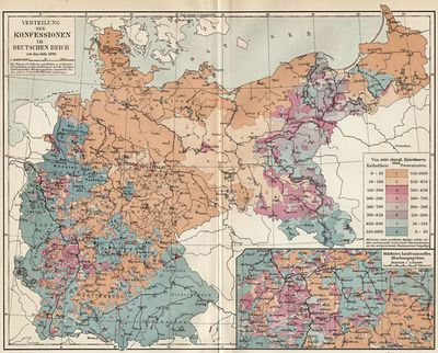 Mapa Podziału Wyznaniowego 1905