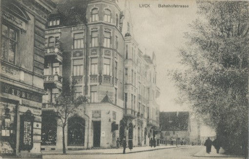 Fragment ulicy w latach 1910-1914