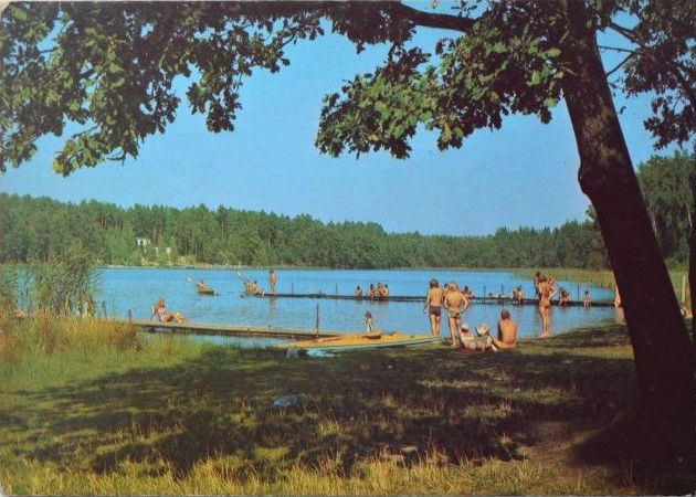 Widok kąpieliska w roku 1980
