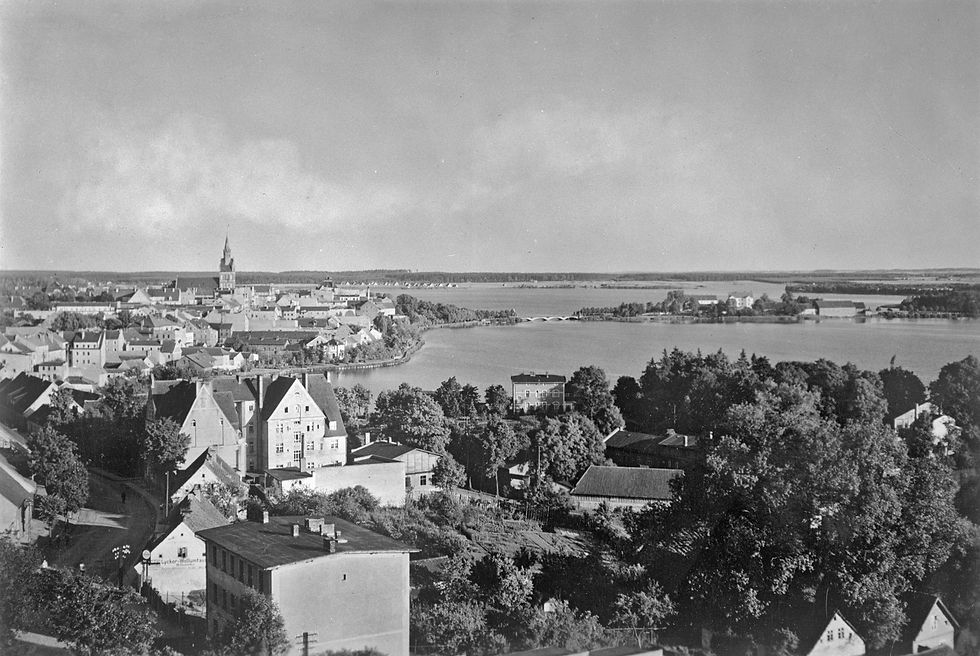 Panorama miasta w latach 1930-1939