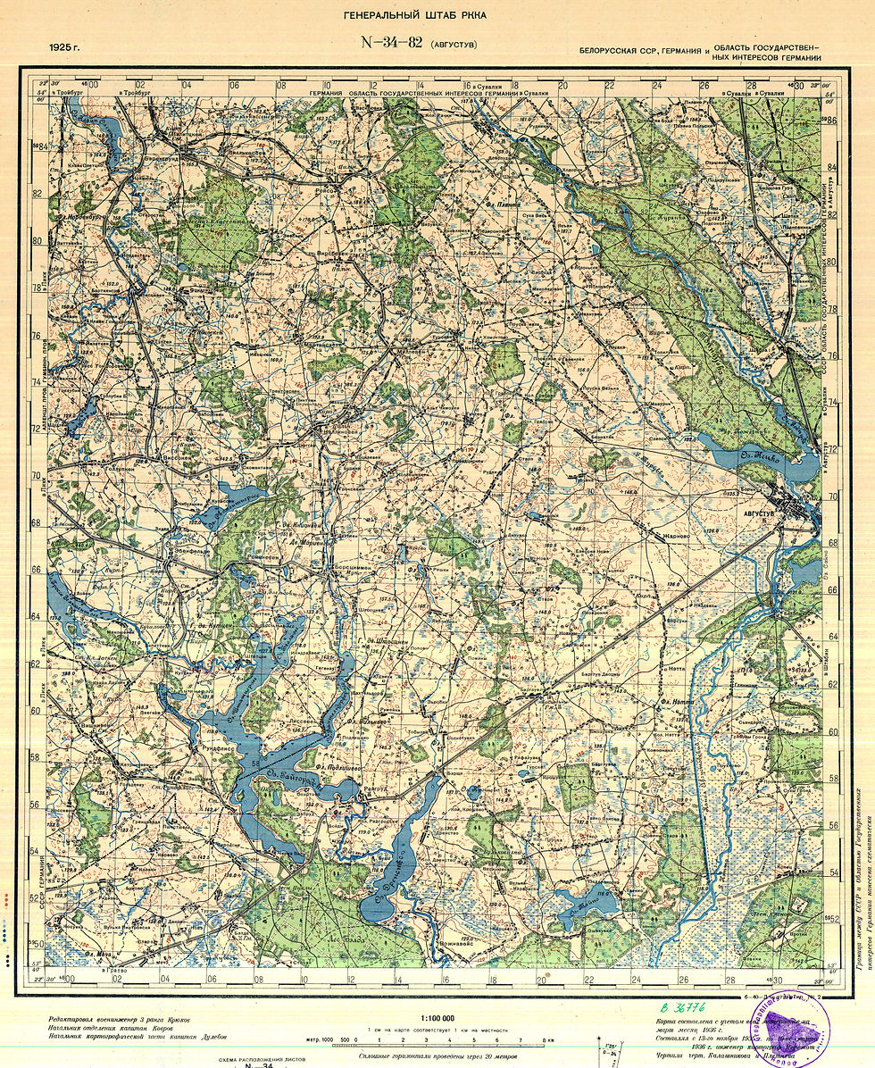 Mapa Augustów 1940 300dpi