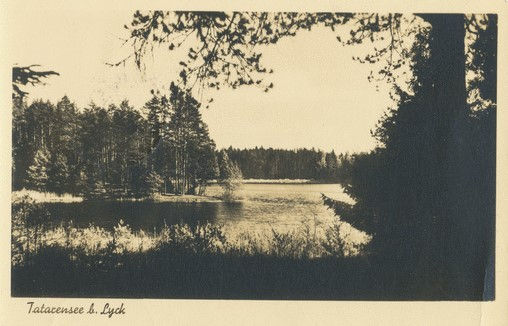 Fragment jeziora w latach 1930-1935