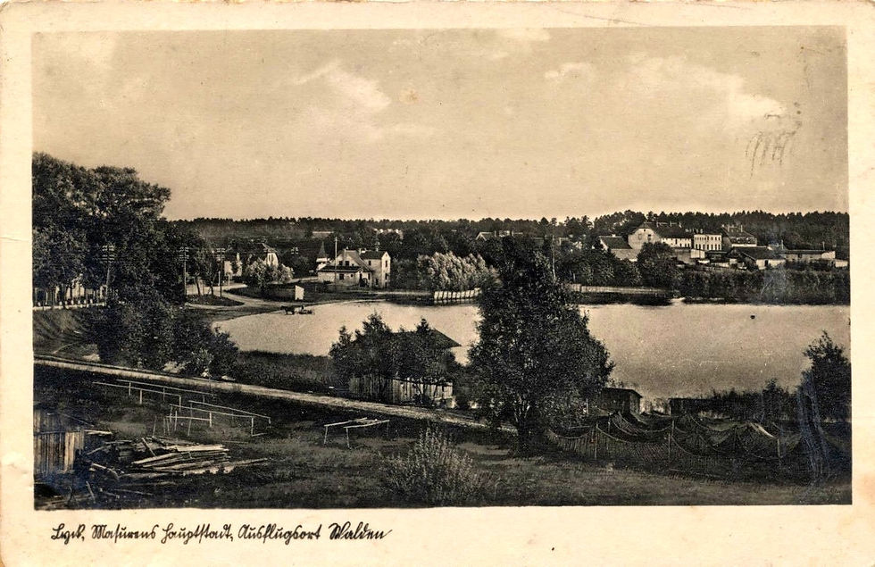 Widok fragmentu ulicy w 1935 roku