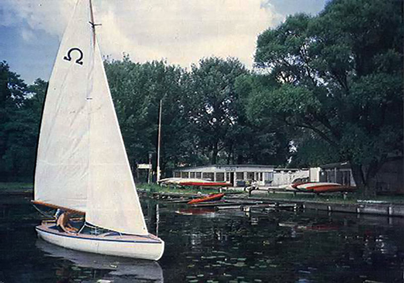 Stanica Wodna w latach 70-tych