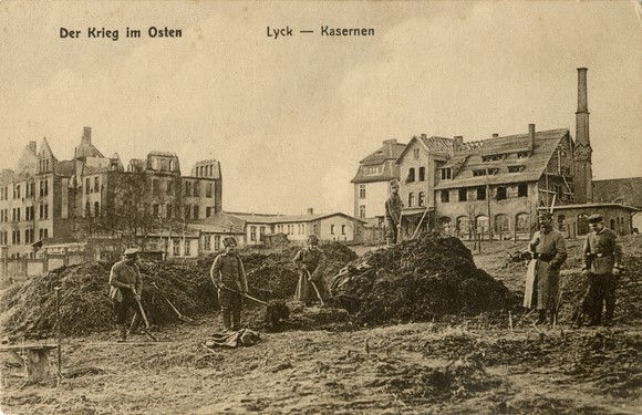 Widok w kierunku Koszar - 1914-1916