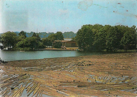 Widok Przystani LOK w latach 70-tych