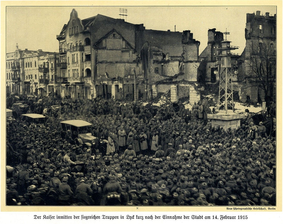 Wizyta Cesarza w lutym 1915 roku