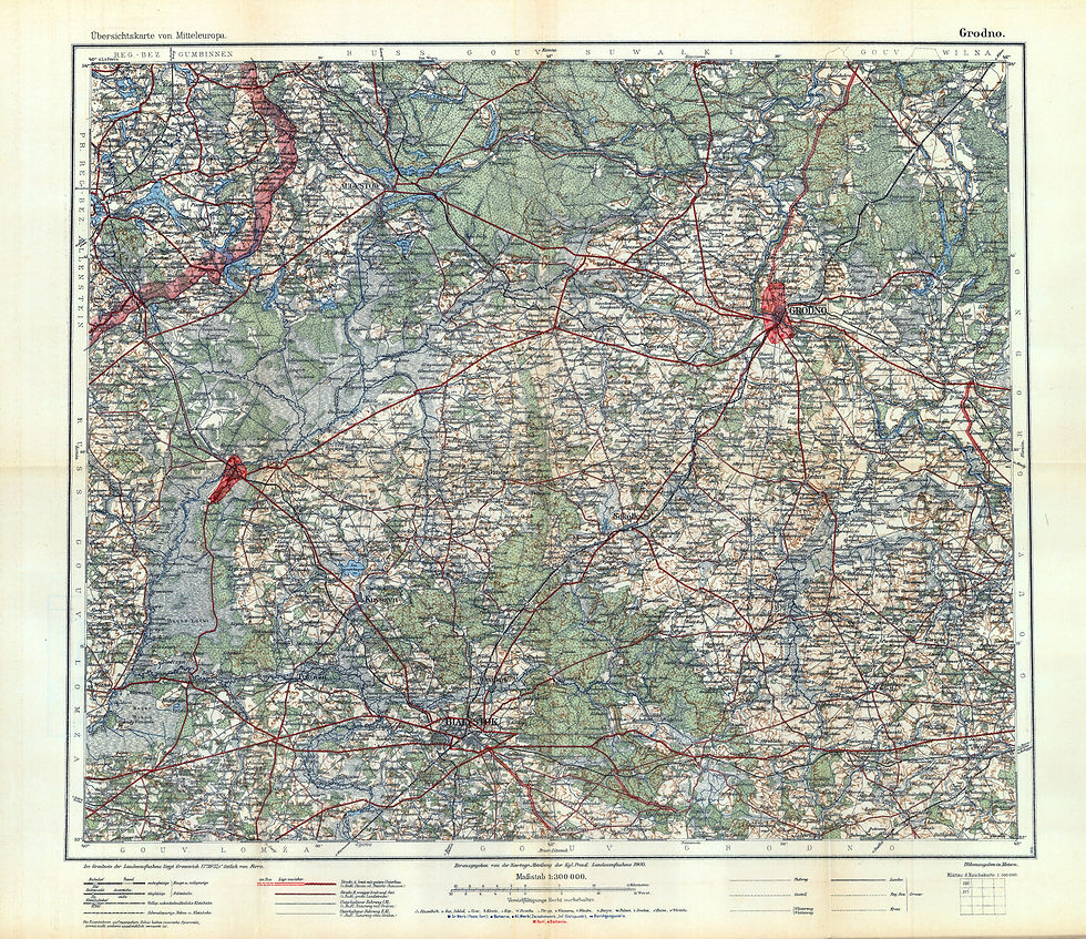 Mapa Grodno 1911 450dpi