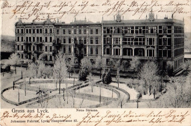 Fragment ulicy w latach 1900-1905