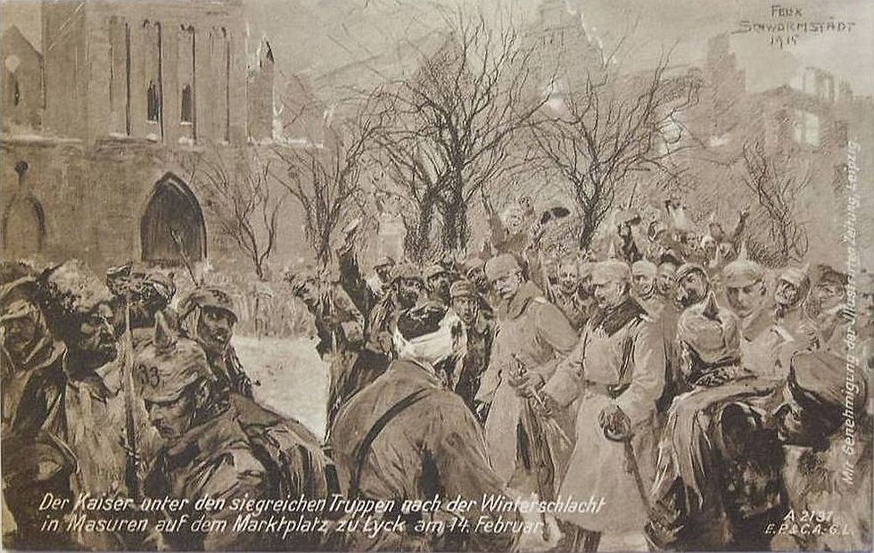Wizyta Cesarza w lutym 1915 roku