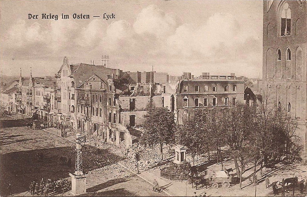 Widok Kościoła w latach 1915-1916
