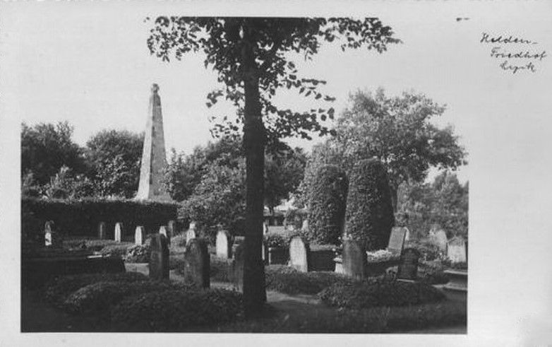 Widok Cmentarza w roku 1936