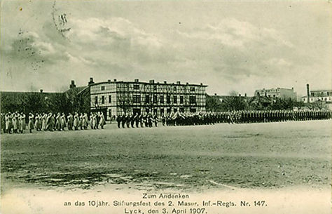 Widok Koszar 3 kwietnia 1907 roku