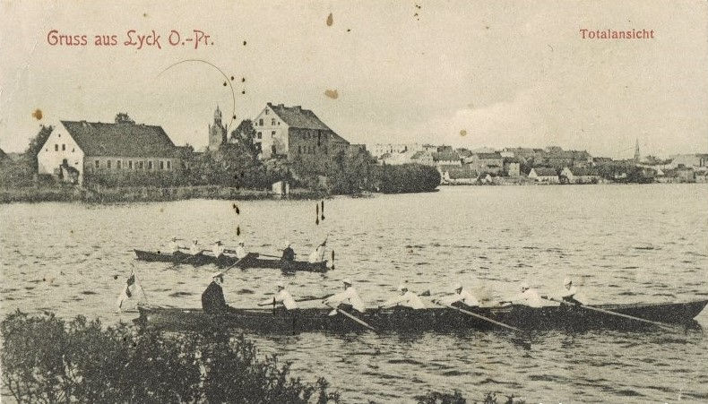 Widok Wyspy Zamkowej w roku 1914
