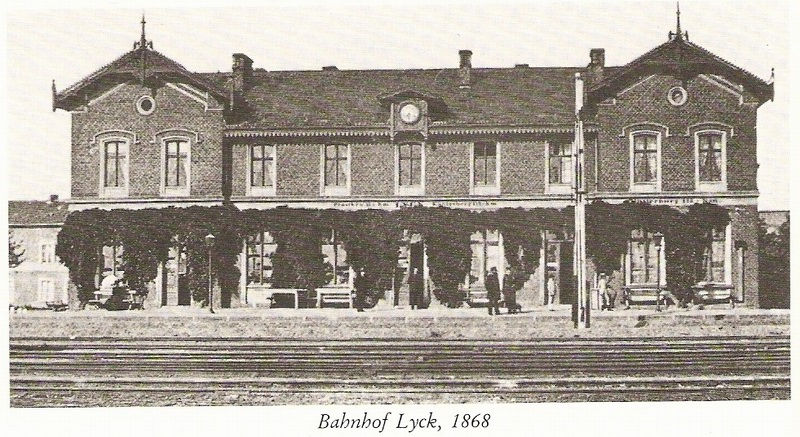 Dworec Kolejowy w roku 1868