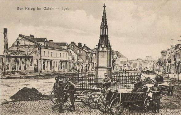 Pomnik Günthera w 1915 roku