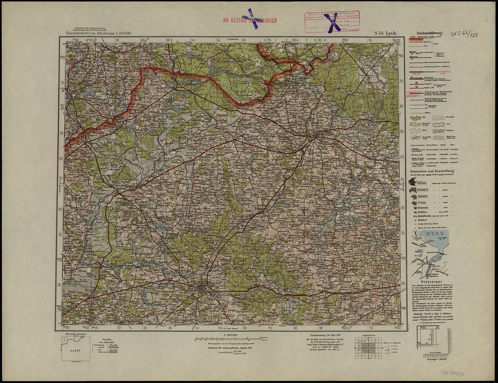 Mapa Ełk 1941 400dpi