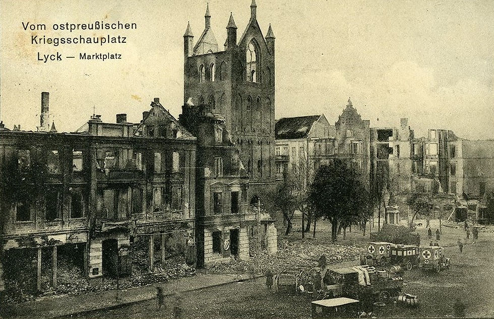 Widok Kościoła w latach 1914-1915