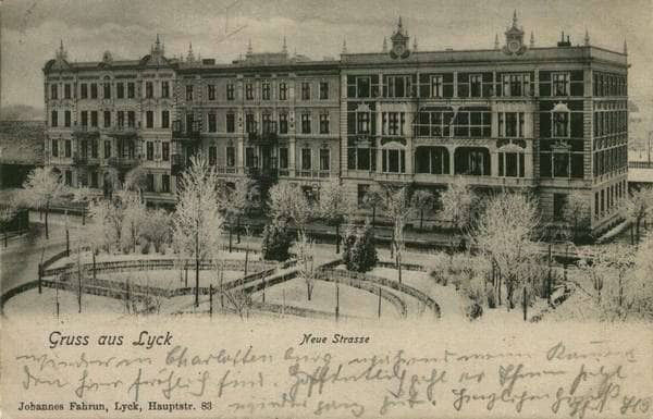 Fragment ulicy w latach 1900-1905
