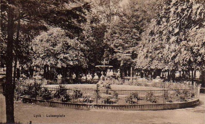 Widok fontanny w latach 1912-1917