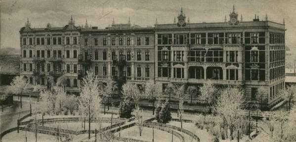 Fragment ulicy w latach 1900-1905