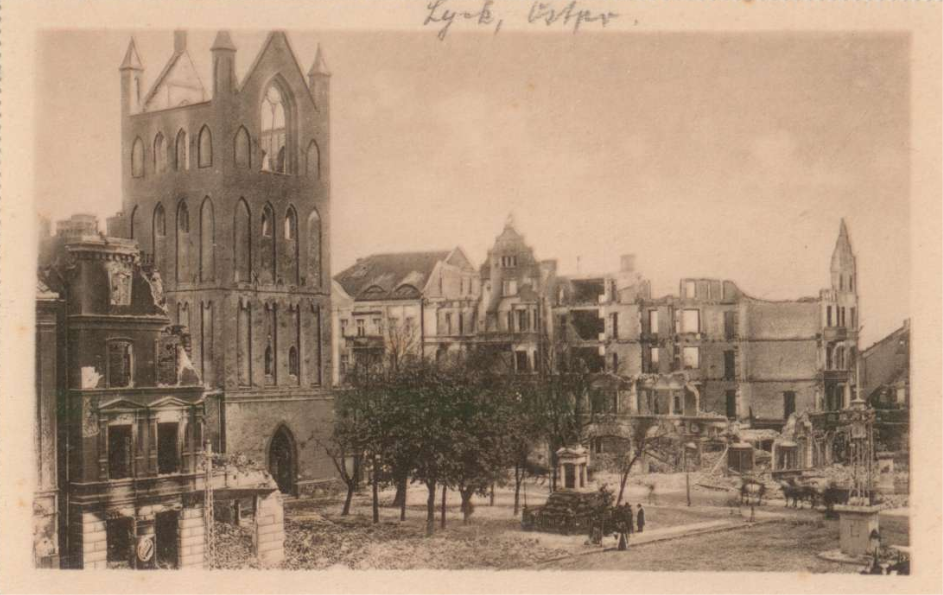 Widok ruin Kościoła w roku 1914